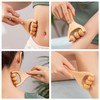 3-teiliges Rollenmassagegerät, Holzroller-Kugelmassagegerät, Beinmuskel-Entspannungsgerät, Muskelmassagegerät, geeignet für Erwachsene