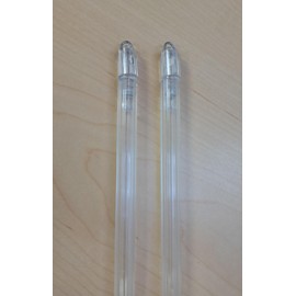 Pack of 2 Wood Tilt Wand for Horizontal Blinds (Closed Loop TIP, Golden Oak)