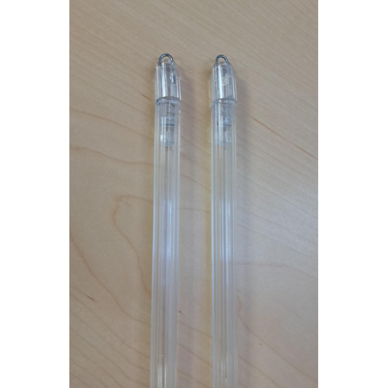 Pack of 2 Wood Tilt Wand for Horizontal Blinds (Closed
