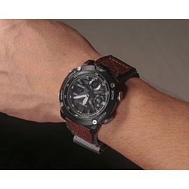 DAVILANE Watch Band Strap for Casio GA-2000 PRG-600/650 PRW-6600, Super Rugged Nylon Sports Strap（Band Width : 24mm）