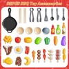 Play Kitchen Toys for Kids BBQ Grill Playset with Food,