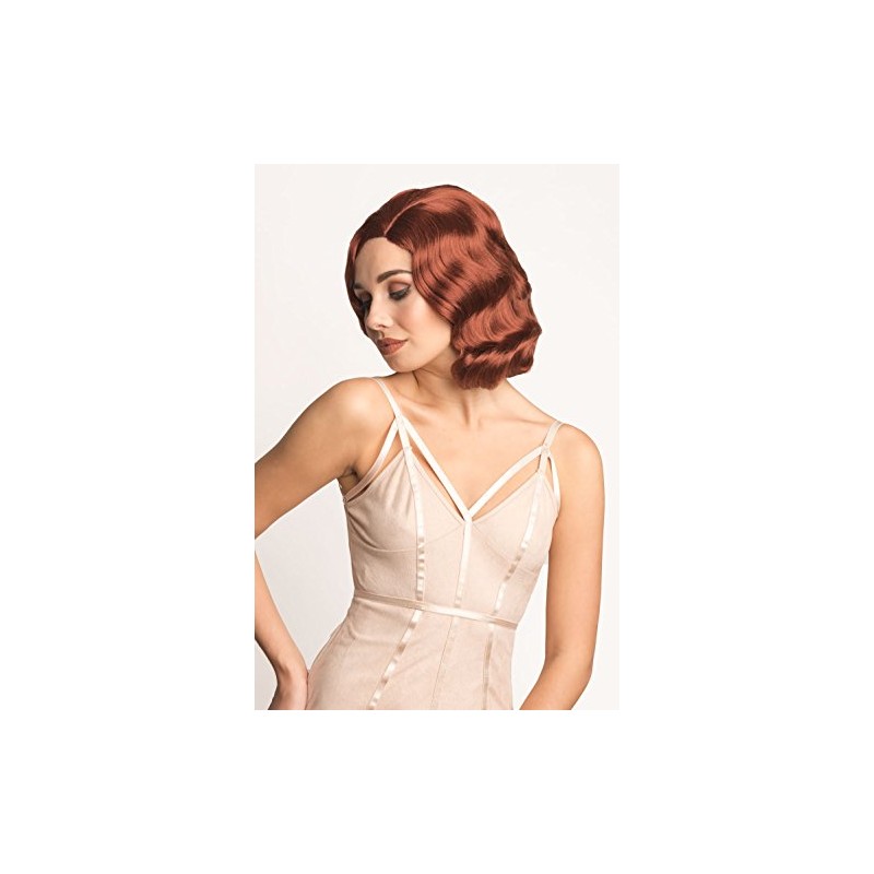Annabelle's Wigs A 1940'S Style, Copper Red, Wavy Wig: Banbury