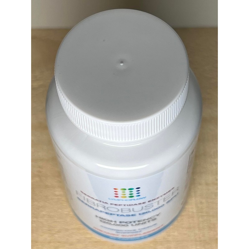 Bruizex FibroBuster Serrapeptase Proteolytic Enzymes 120,000 SPU I Fibrosis Care,