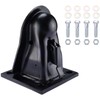 NovelBee 2-5/16" Flat Mount Trailer Coupler with Bolts Hardware,Black Powder