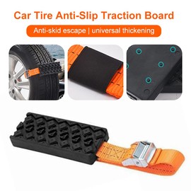 Traction Aid Motorhome Recovery Tracks Traction Aid Snow Offroad Traction Traction Mat Grip Mat Traction Mat Traction Mat Traction Aid Sand Snow Tyre Ladder for Car Truck SUV (17.5 x 8 cm)