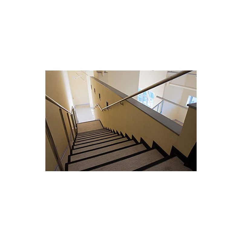 3-7/8" Heavy Duty handrail Bracket 3 Hole Flat Black Support