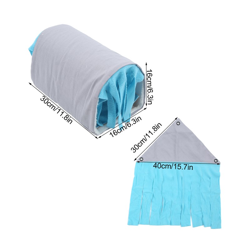 Pet Tunnel House Removable Small Animal Hideout Playing Tube with
