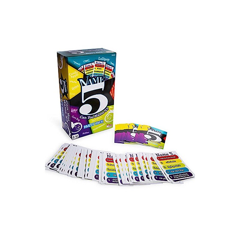 Name 5 Card Game - Party Pack