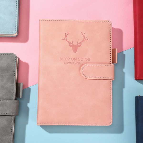 Premium A5 Thick Faux Leather Journal Notebook with Secure Clasp