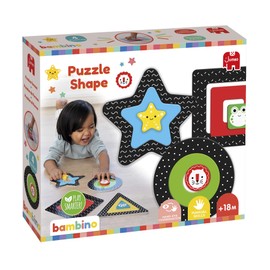 Jumbo 19808 Puzzle to Learn The Shapes for Children from 18 Months, Multicoloured