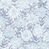 Faustin Navy Floral Wallpaper