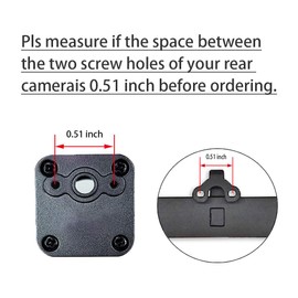 Arbutin Reverse Rear Camera License Plate Bracket Universal Car Dash Cam Mirror Camera Kit Rearview Camera Mount, Installation Holder for Backup View Camera