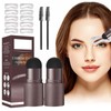 CTDMJ Eyebrow Stamp Stencil, Eyebrow Powder Stamp, with 10 Stencils