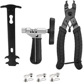 MMOBIEL 3 in 1 Bicycle Bike Chain Tool Set - Bike Chain Breaker/Chain Wear Checker Measurement Tool/Chain Link Plier for Any Type of Bicycle: City Bike/E-Bike/Mountain Bike MTB/Racing Bike