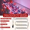 Tujoe 25ft 500 LED Cluster Lights for Christmas Tree Christmas