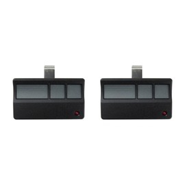 2 Replacement Compatible with LiftMaster 91LM, 92LM, 94LM, 96LM, 970LM, 971LM, 972LM, 973LM, 973W, 974LM Garage Door Opener Remote, Red or Orange Learn Button openers 1997-2005, 390MHz