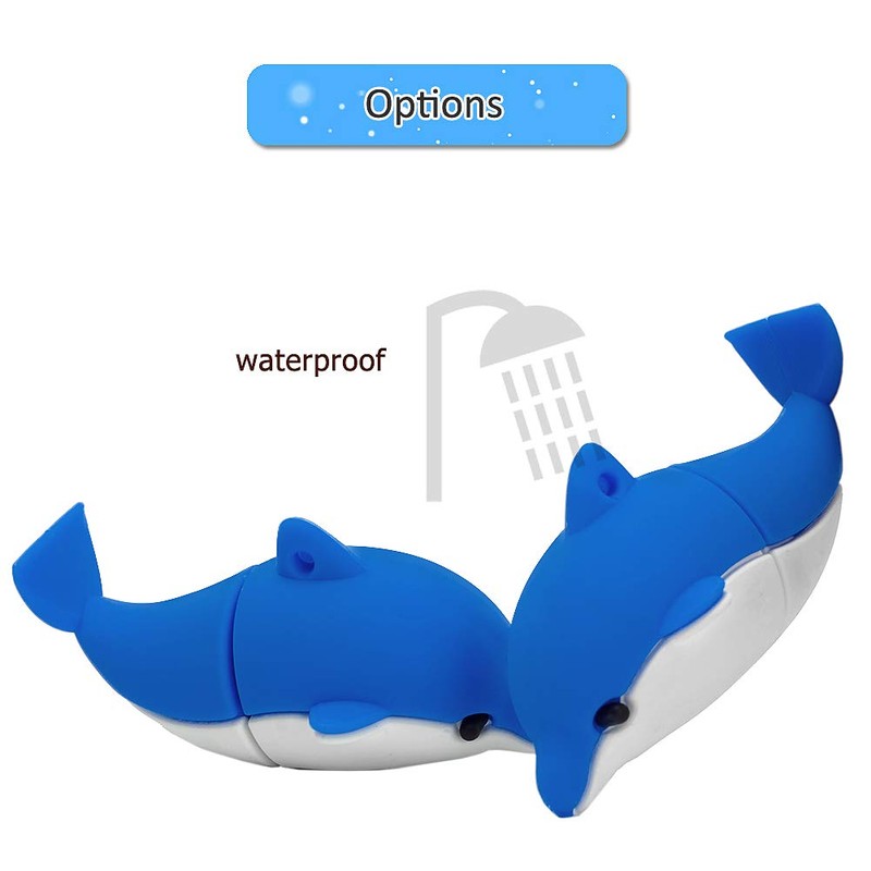 LEIZHAN Cute USB Flash Drive 16GB Dolphin Thumb Drive for