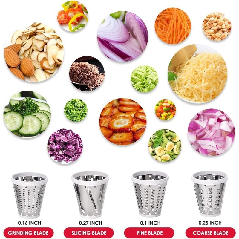 ZACME Slicer/Shredder Attachment for ZACME Stand Mixers, Cheese Grater &