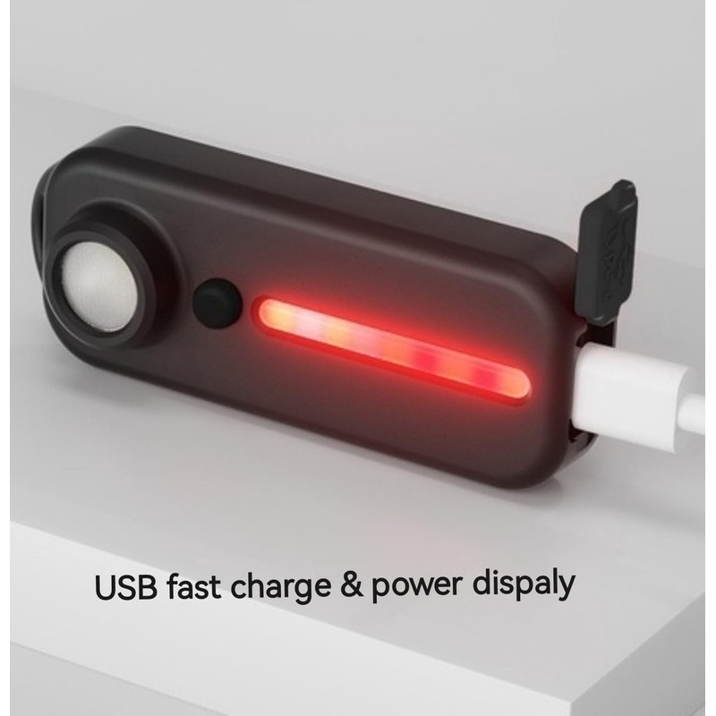 Nitefox Mini Small Keychain Flashlight USB Rechargeable Key Light Super