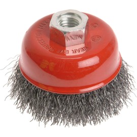 Faithfull WBC75 Wire Cup Brush 75 x M14 x 2 / 0.30mm