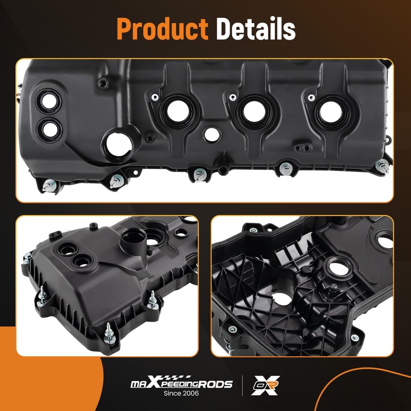 maXpeedingrods Left& Right Engine Valve Cover for Lincoln MKX MKZ