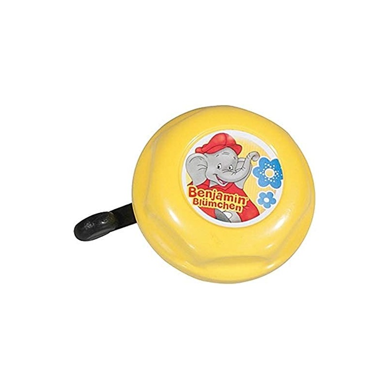 Bike Fashion Unisex - Adult Benjamin Blümchen Children's Bell, Yellow,