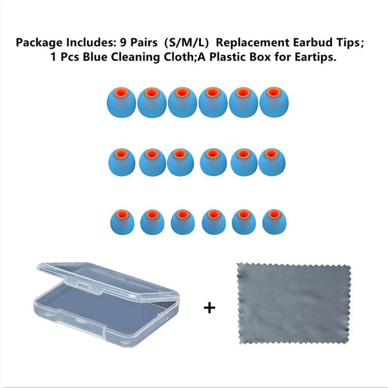 Earbuds Replacement Tips Silicone Earbud Tips Ear Bud Replacement Pieces