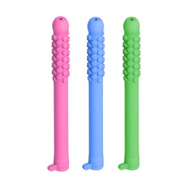 3 Pcs Chewable Breathers Sticks, Breath Strips with Aromatherapy Oil, Focus Clear Respiratory Function Home and Out Aromatherapy on The Go