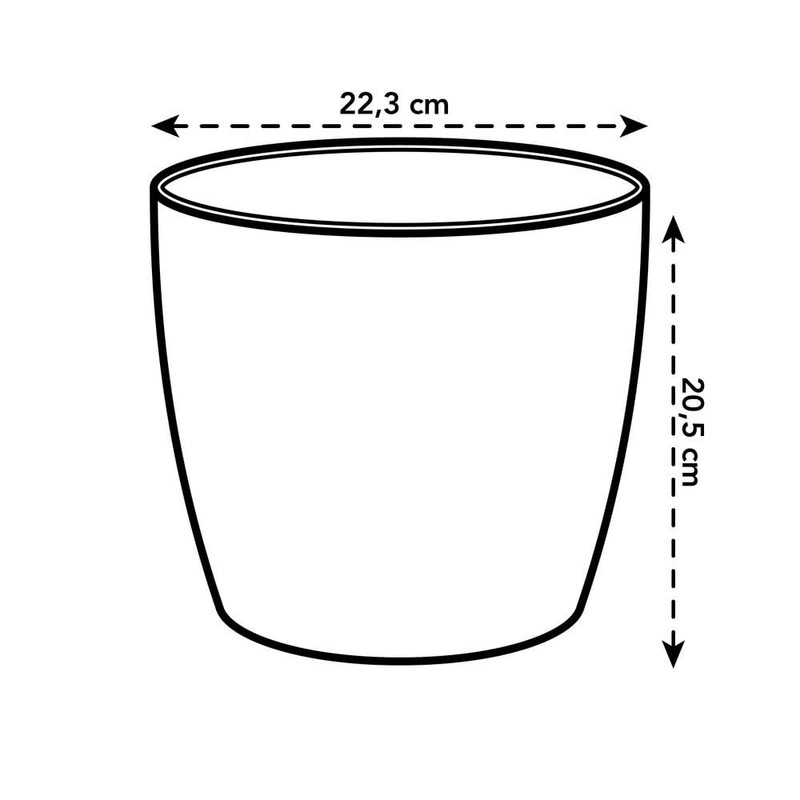 elho The Coffee Collection Round 22 cm - Indoor Flower