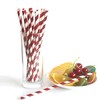 120pcs Paper Straws, Disposable Straight Tube Paper Straws, Colorful Biodegradable