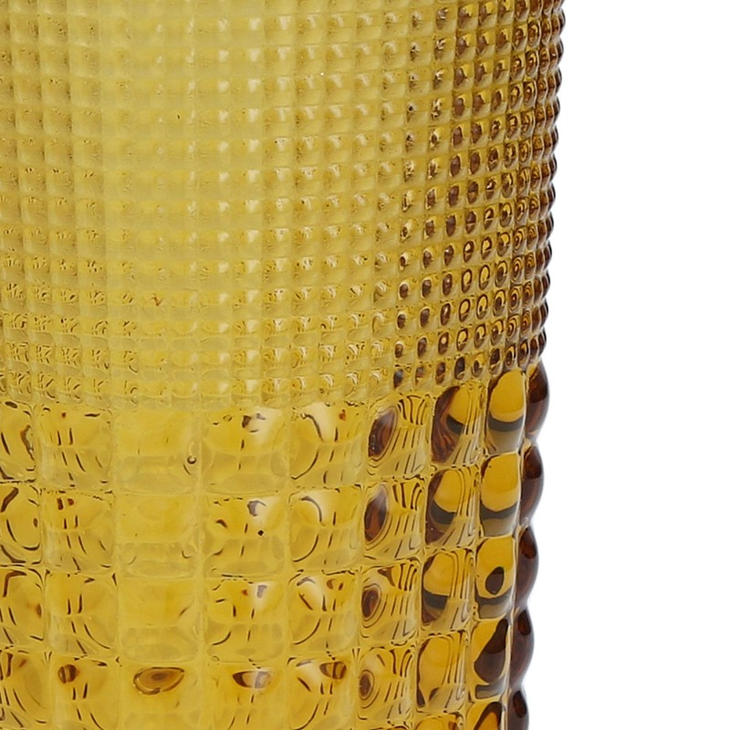 Fortessa Malcolm Iced Beverage Coctail Glass, 15-Ounce, Amber