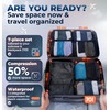Compression Packing Cubes for Travel - Safe Space with Compression