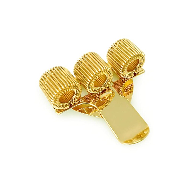 Ashton and Wright - Triple Metal Pen Holder with Pocket