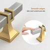 Haliwu Brushed Nickel and Gold Cabinet Pulls, 6 pack 5-inch