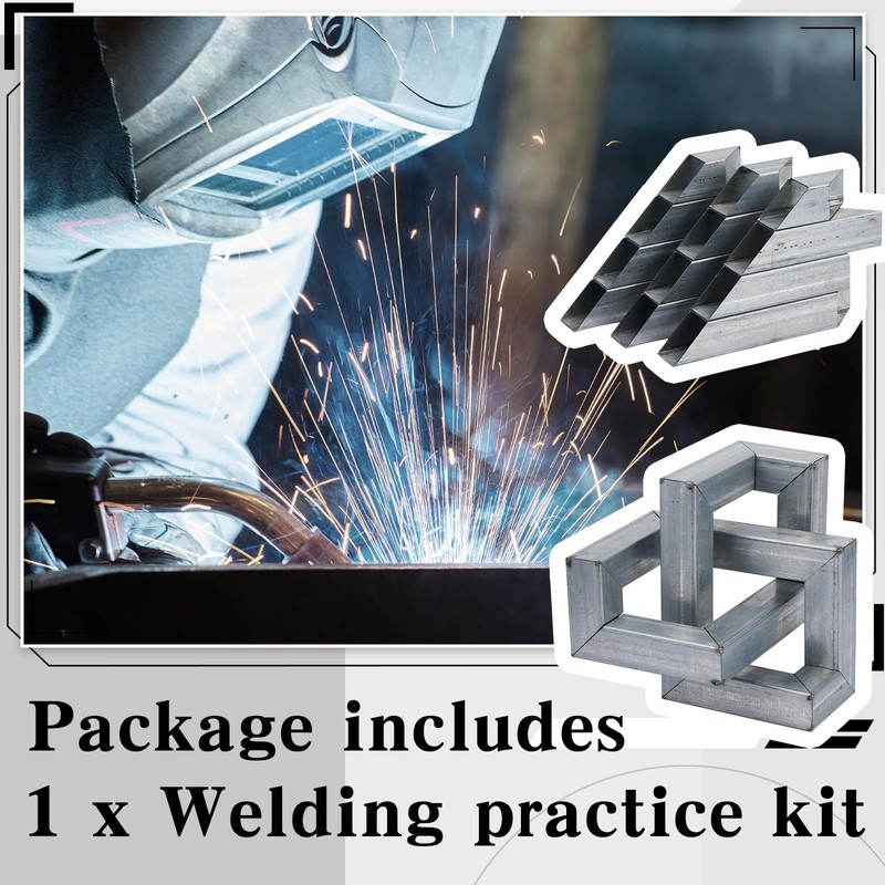 Therwen 1 Set 12 Pcs Welding Practice Kit for Beginners