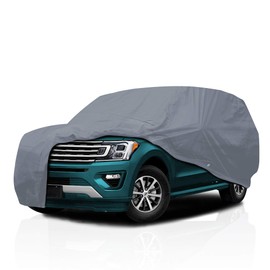 USCarCover Supreme Car Cover for Ford Explorer 2011-2021 SUV 4-Door 5th Gen All Weather Protection Semi Custom Fit Full Coverage Dust,Sun,Snow,Rain,Hail Protection Indoor/Outdoor,200x76x61inch