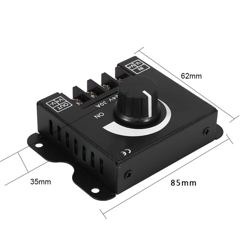 Ejoyous LED Dimmer Switch Controller for Strips LED 12V-24V 30A