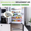 BUTITNOW WR55X11132 5Pcs Refrigerator Light Replacement LED Compatible for GE
