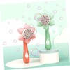 HEMOTON Sunflower Bubble Machine Princess Bath Toys Blowing Bubble Machine