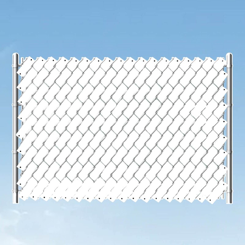 Qlvily Chain Link Fence Privacy Tape, 246ft x 0.15ft Chain