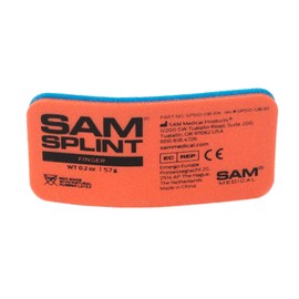 Sam Medical Sam Splint, Finger, Orange/Blue, 4-1/2"