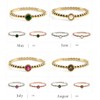 Cream Dot Ring, Women's, Popular, 18k Coating, Birthstone Color, Single