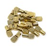 Design61 20 x 7mm Shelf Brackets for Shelves Steel Brass