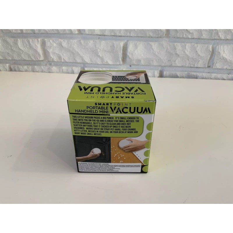 Smart Point Portable Handheld Mini Vacuum for Keyboard W/attachment &
