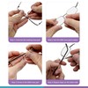 GMS Optical D Shape Screw-in Soft Silicone Eyeglass Nose Pads