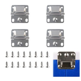 Cooler Stainless Steel Hinges,Hinges kit for Colemans Coolers 5226, 5227B, 5278 and MoreCoolers Hinges with 16 Screws,Compatible with Coleman Coolers 5253 6262 6270 (4pcs)