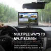 iPoster 9" QUAD SPLIT MONITOR SCREEN 2X REAR VIEW BACK