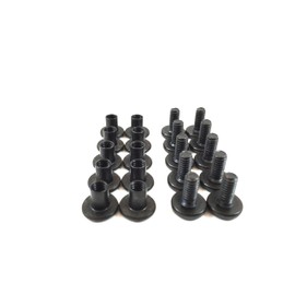 Gun Guy Gear Holster Screws - Chicago Screws - Leathercraft - Black Finish - 10 Pk (1/4" - Single 10 Pack)