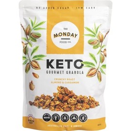 The Monday Food Co - Vegan - Crunchy Roast Almond & Cardamom - Keto Gourmet Granola - 800g