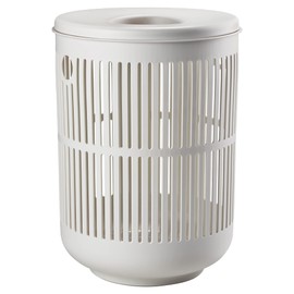 Zone Denmark Laundry Basket - Elevate Your Laundry Routine with Style and Functionality, Soft Grey 16.14x16.14x21.65 inches